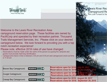 Tablet Screenshot of lr-reservations.com